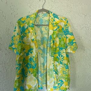 Cotton large women’s button up